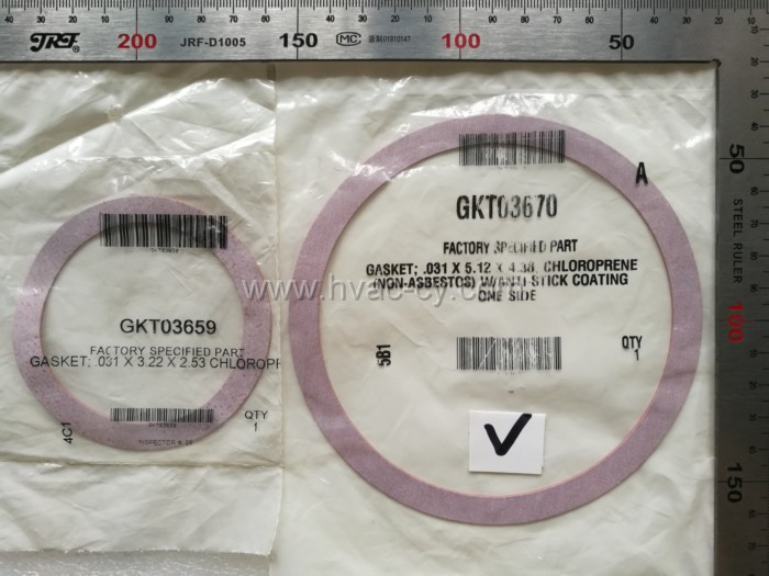 GKT03650 GKT03670 gasket for Trane air conditioner repair parts