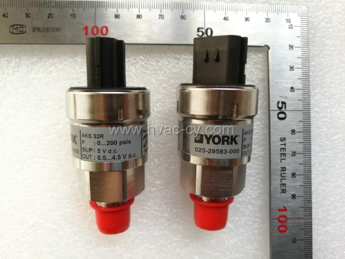 York Pressure Sensor 025-29583-000 Transducer